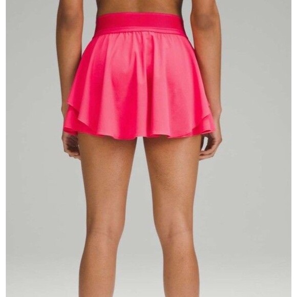Lululemon Size 6 Court Rival High-Rise Skirt Pink Lip Gloss - Picture 1 of 6
